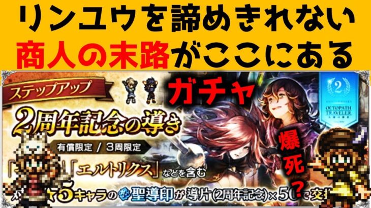 【オクトラ大陸の覇者】２周年記念の導き/リンユウを諦めきれない商人の末路がここにある【ver2.9.00】