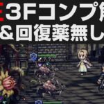 【オクトラ大陸の覇者】巨王の試煉3F無凸3戦解説＆回復薬無し【オクトパストラベラー大陸の覇者検証】OCTOPATH TRAVELER CotC