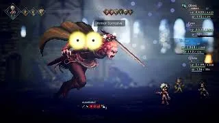 Hit em with over 50k damage,  😂 Olberic 💪🏽. Therion. Octopath traveler 1