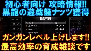 【オクトラ大陸の覇者】初心者向け育成！黒龍の遊戯盤でナッツ大量獲得雑談！ガンガンレベル上げ頑張りますよ-！