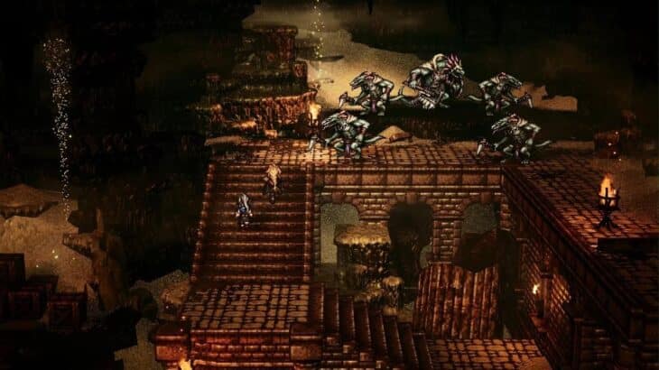 【オクトラ0】ボス「熱砂のリザードマンI」（オクトパストラベラー0）