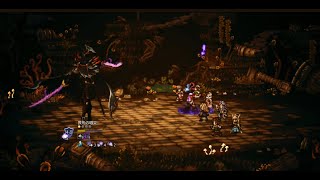 【オクトラ大陸の覇者】リスクエネミー畏形の唱災 2戦(5ターン×2) お正月2キャラ、スティア、リシャールexで頑張る 祈り無し