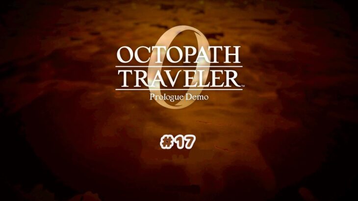 ネタバレ注意「オクトパストラベラー０」＃１７　雑談しつつレベル上げ。ケーキ焼いてるので、頻繁に離席します。