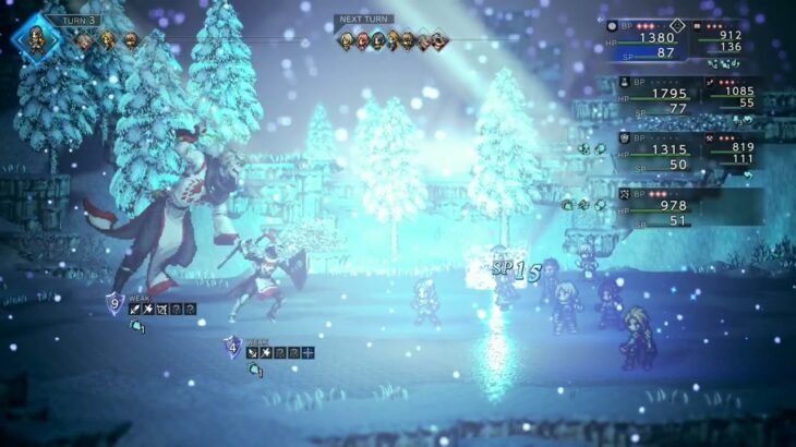 オクトラ0　権力を極めし者第2章　ユルゲン&緋翼兵2体戦