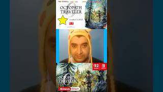 OCTOPATH TRAVELER 0 NINTENDO SWITCH 2 REACTION!! (GOKU666) YOUTUBE SHORTS