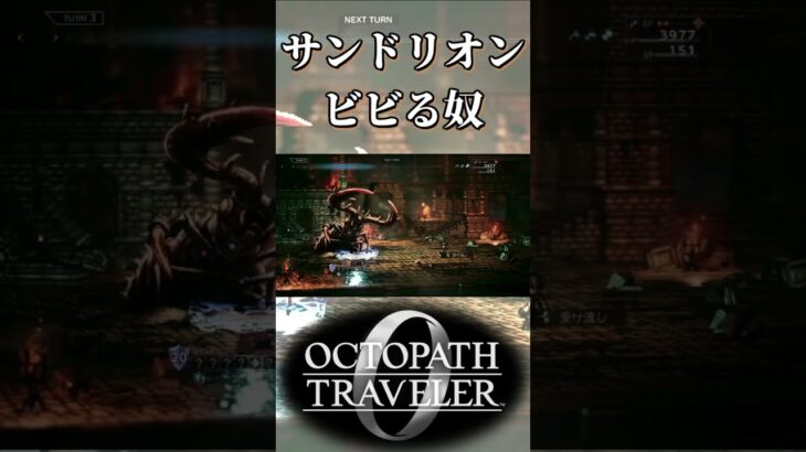 サンドリオンにビビる奴【オクトパストラベラー0】【ネタバレあり】