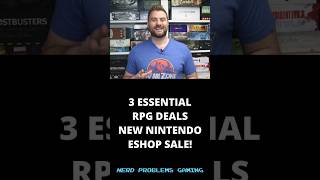 3 ESSENTIAL RPG Deals New Nintendo Eshop Sale!