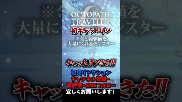 初キャットリン!! 【オクトパストラベラー0 / オクトラ0】 #ユズちょっきん #Shorts