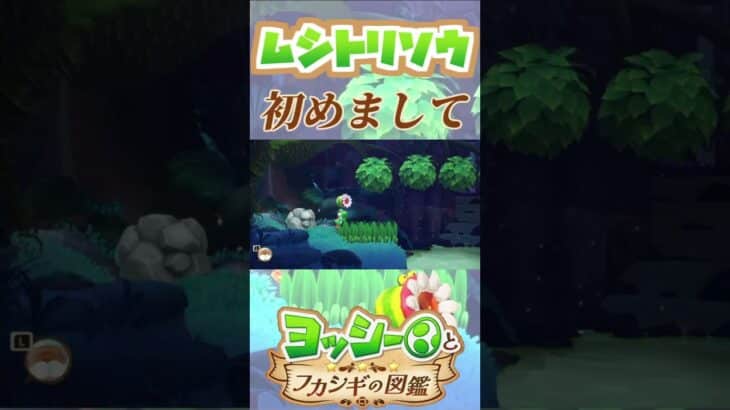 ムシトリソウに初めて会う奴【ヨッシーとフカシギの図鑑】【ネタバレあり】#shorts