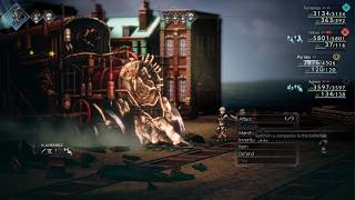 OCTOPATH TRAVELER II Steam engine Obisdian boss fight pt 2